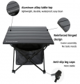 Ultralight Portable Camping Table with Storage