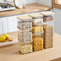 Food Storage containers with Bamboo Lid 8pcs set 