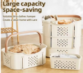 Expandable Laundry Hamper With Underwear Basket