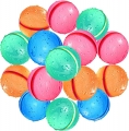Set of 12 Silicone Reusable Water Balloons 