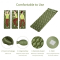 Newest Ultralight Sleeping Pad Ultra with Pillow / Wave pattern TPU air pad