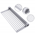 Over the Sink Multipurpose Roll-Up Dish Drying Rack